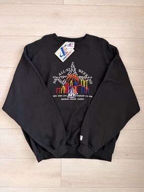 NWT Vintage Deadstock 1998 NBA All-Star Weekend NYC Logo Athletic Sweatshirt
